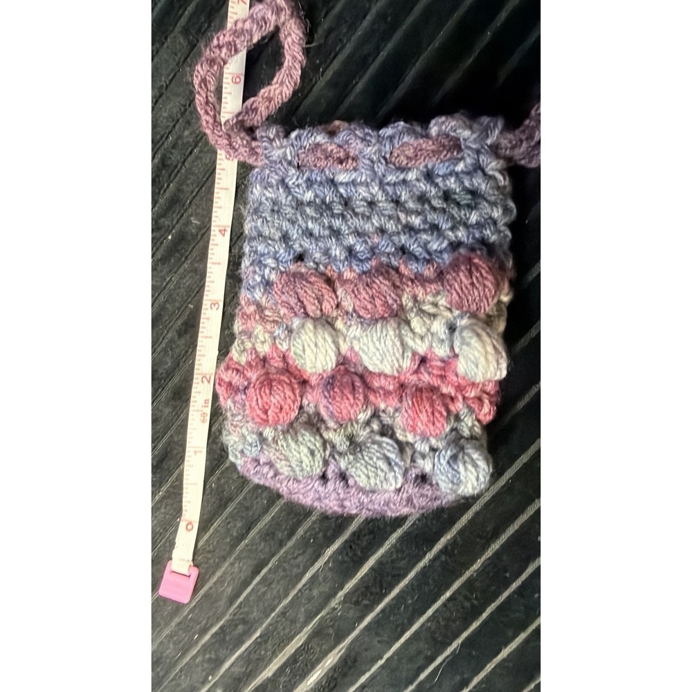 Handmade Crochet Bobble Soap Saver Massage Pouch Drawstring Spa Gift‎